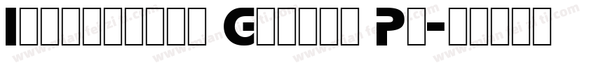 Industrial Gothic Pr字体转换